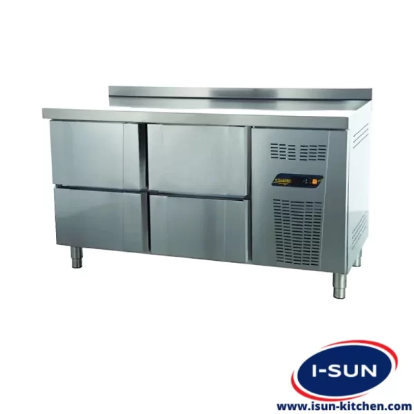 یخچال میز کار 150 سانتی 4 کشو انداستریو