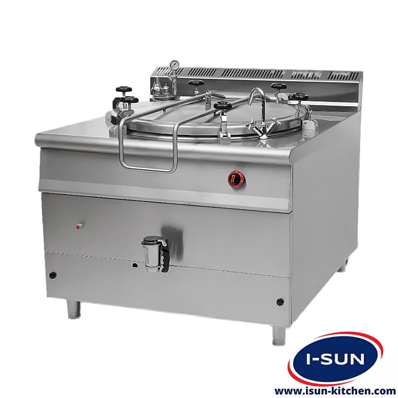 دیگ دو جداره پخت برنج 360 لیتری آیسان